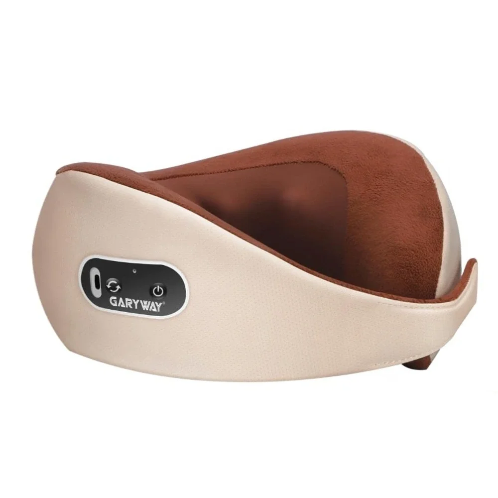 GARYWAY Neck Massager Cordless NIB Shiatsu Deep Kneading Pillow Heat 2600mAh NEW